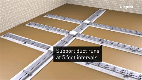 Floor System Conduit Duct and Cable Support Ideal Webshop